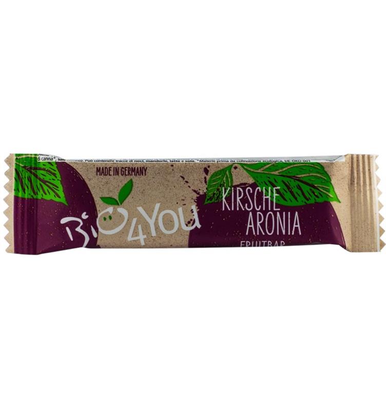 Baton de Fructe cu Cirese si Aronia 30 grame Bio4You