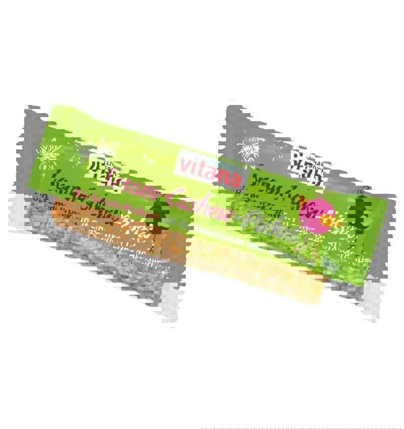 Baton de Susan Crocant cu Caju si Sirop de Artar Bio 35 grame Vitana