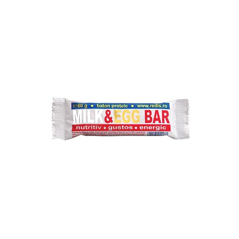 Baton Milk & Egg Baton Proteic Redis 60gr