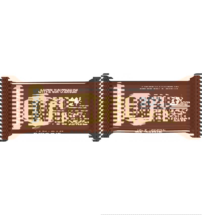 Baton Proteic 20% Proteine cu Caramel Sarat 50 grame Bombus