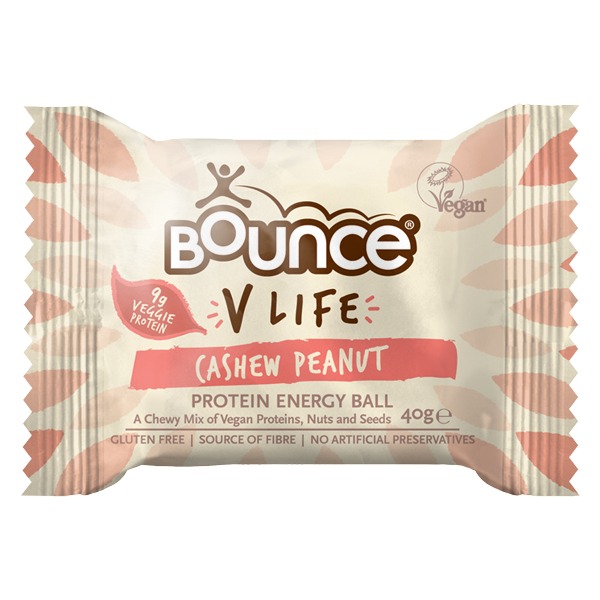 Baton Proteic Energizant cu Caju si Arahide 40gr Bounce