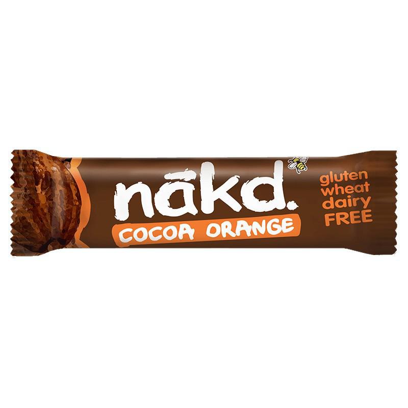 Baton Raw Cocoa Orange 35 grame Nakd