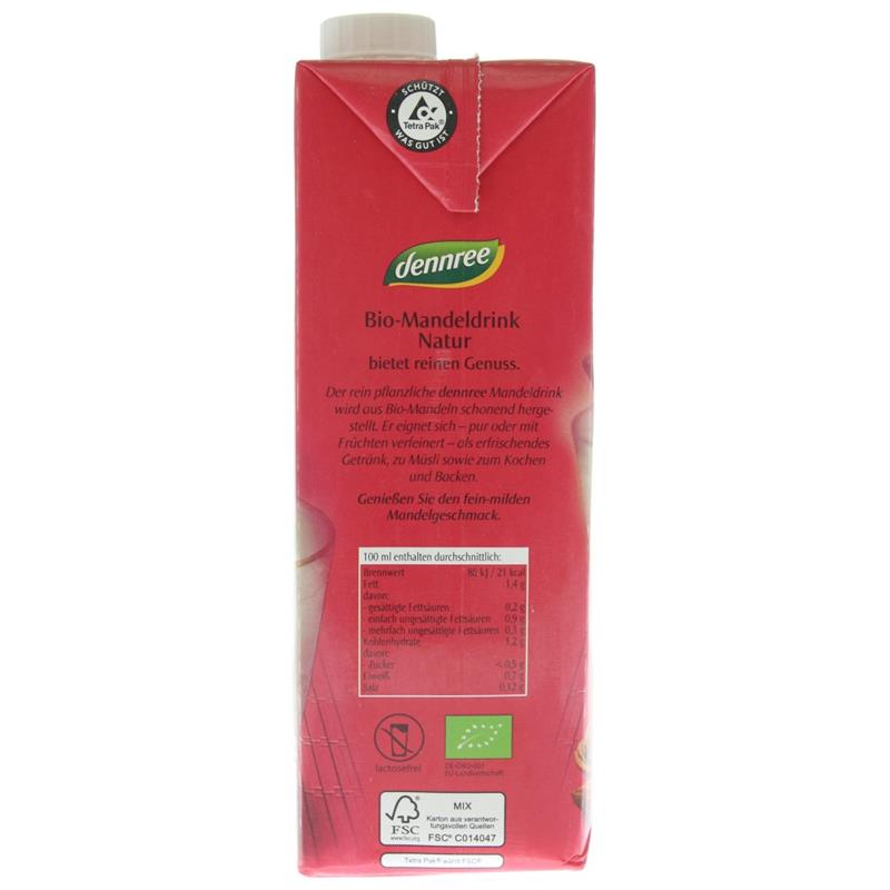 Bautura de Migdale Natur Bio 1L Dennree