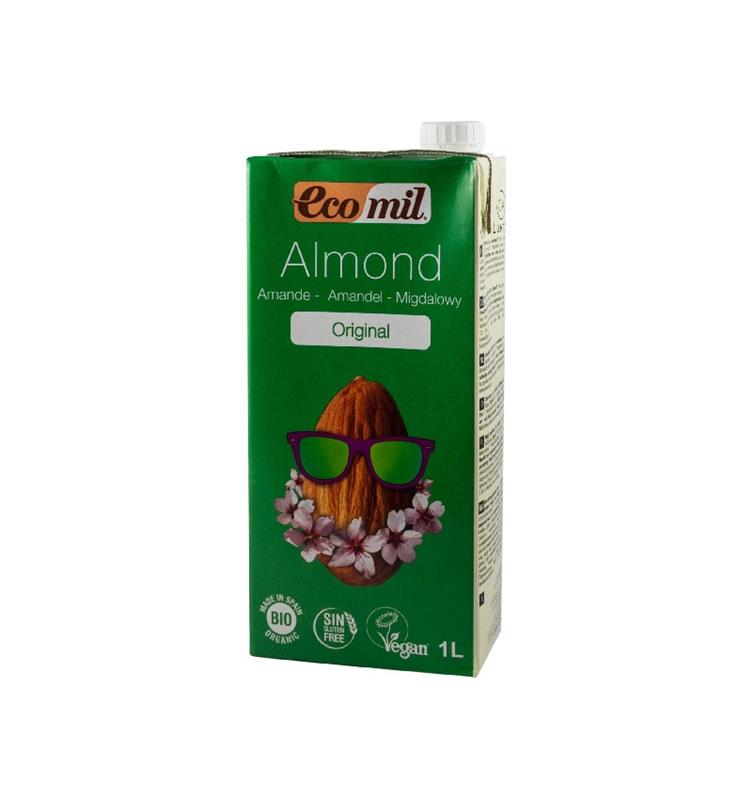 Bautura de Migdale Original Indulcita cu Sirop de Agave Bio 1L Ecomil