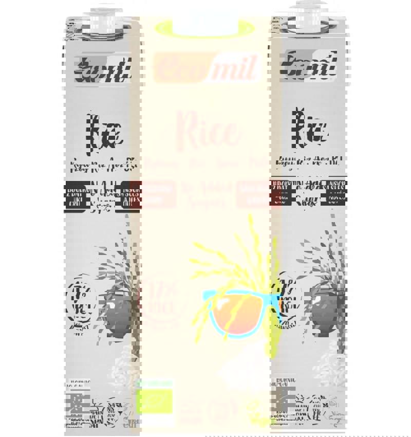 Bautura Vegetalade Orez fara Zahar Eco 1 litru Ecomil