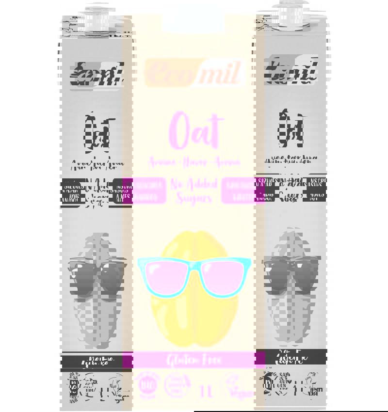 Bautura de Ovaz Fara Gluten Natur Bio Ecomil 1L