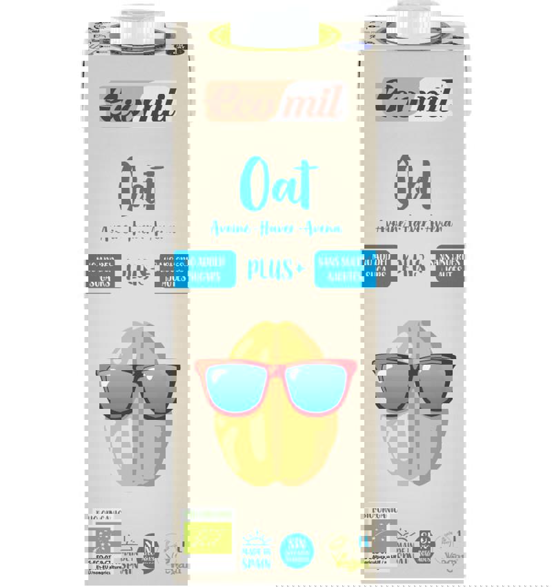 Bautura de Ovaz Plus Fara Zahar Eco 1 litru Ecomil