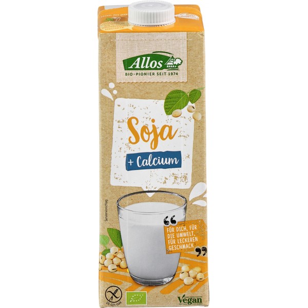 Bautura de Soia cu Calciu Fara Gluten si Lactoza Bio 1L Allos