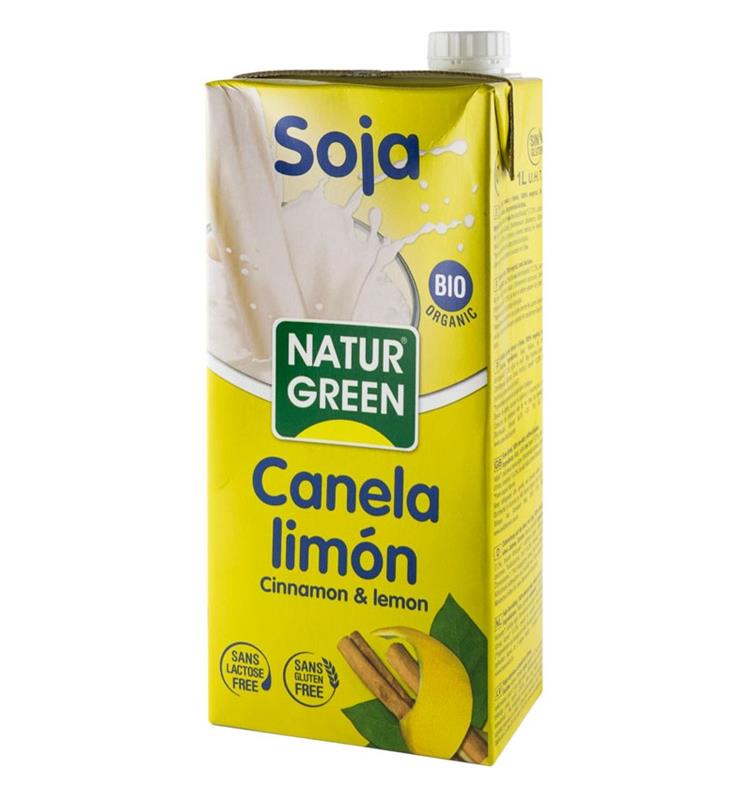 Bautura de Soia cu Scortisoara si Lamaie Bio Natur Green 1L