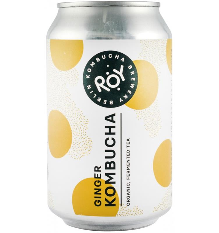 Bautura Fermentata pe Baza de Kombucha cu Ghimbir Bio 330 mililitri Roy