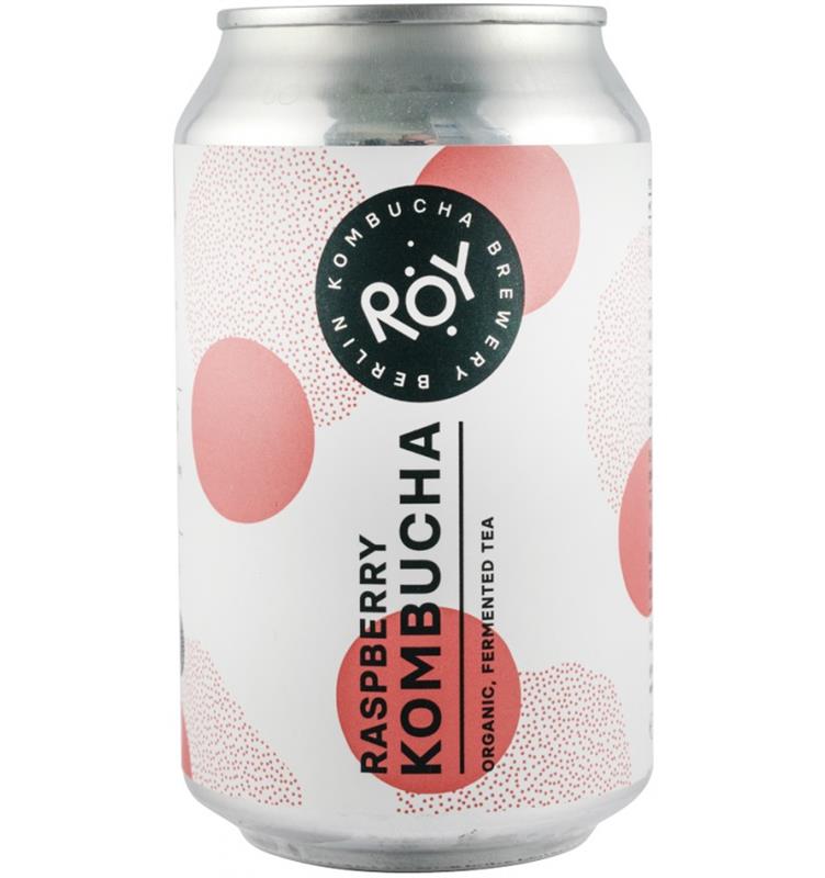 Bautura Fermentata pe Baza de Kombucha cu Zmeura Bio 330 mililitri Roy