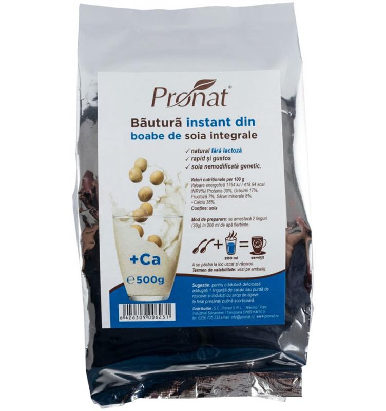 Bautura Instant din Boabe de Soia Integrale 500gr Pronat