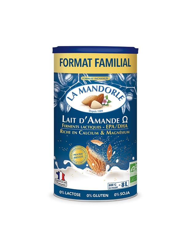 Bautura Praf de Migdale Bio cu Omega 3 La Mandorle 800gr