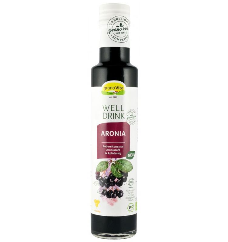 Bautura Preparata din Suc de Aronia cu Otet de Mere Bio 250ml GranoVita