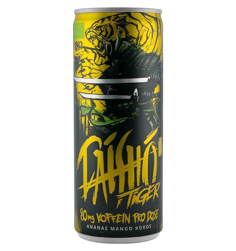 Bautura Racoritoare Energizanta cu 80 miligrame Cofeina Tiger Bio 250 mililitri Voelkel