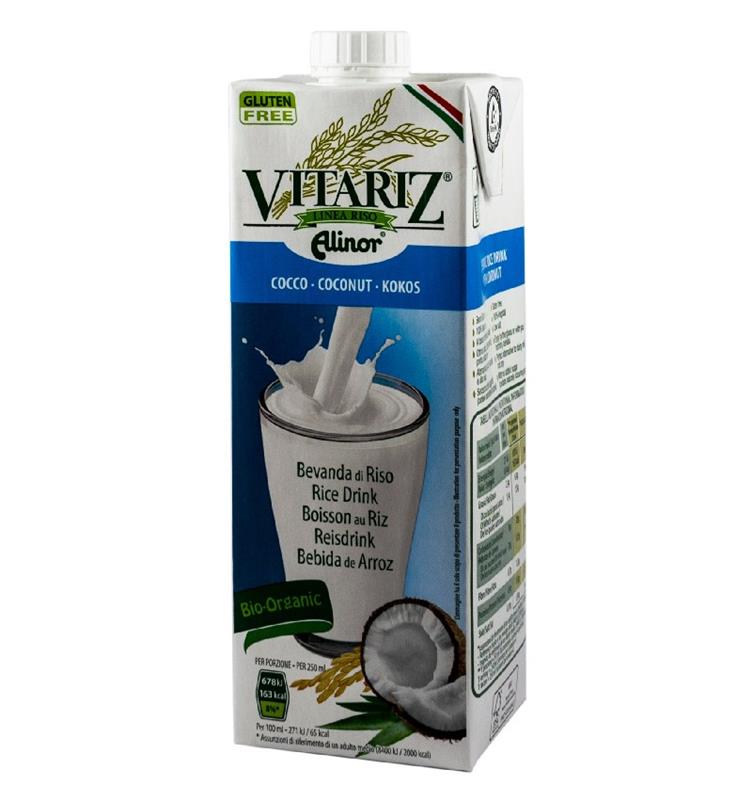 Bautura Vegetala de Orez cu Cocos Bio 1L Alinor