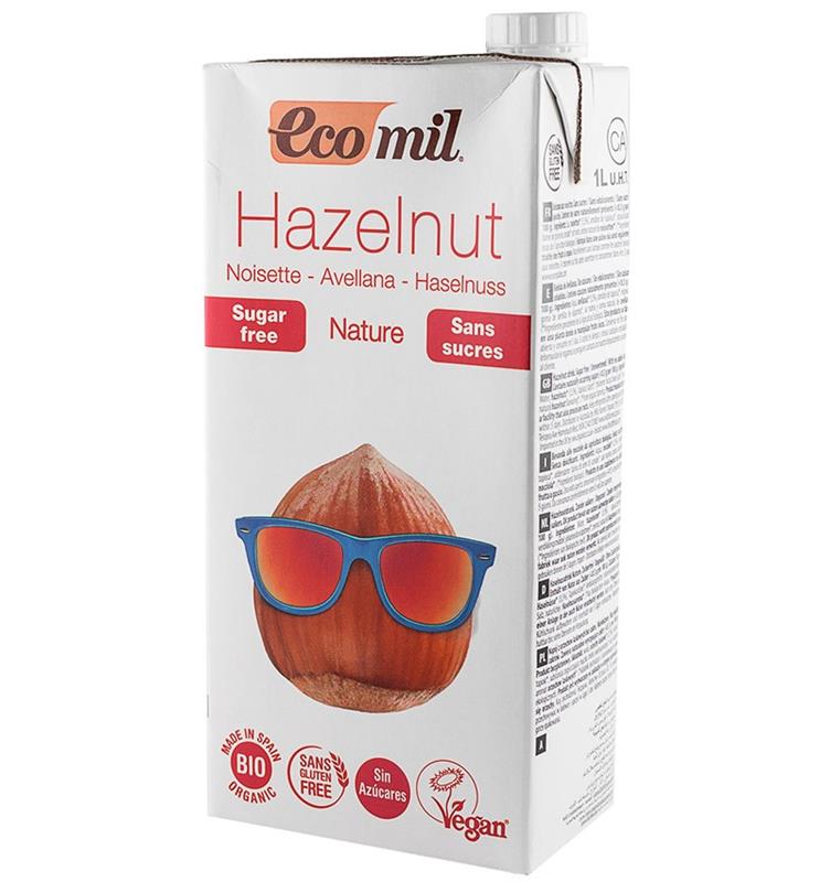 Bautura Vegetala din Alune Fara Zahar Bio Ecomil 1L