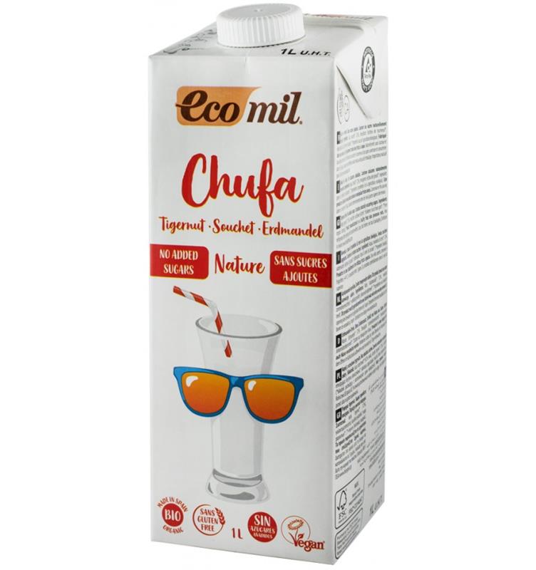 Bautura Vegetala din Migdale de Pamant Chufa Fara Zahar Bio Ecomil 1L