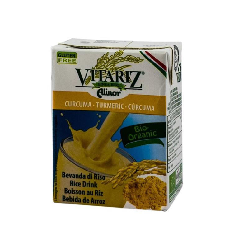 Bautura Vegetala din Orez cu Turmeric Bio 200ml Alinor