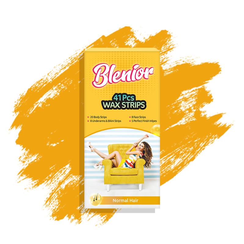 Benzi Depilatoare cu Ceara Rece pentru Par Normal 41 bucati Blenior