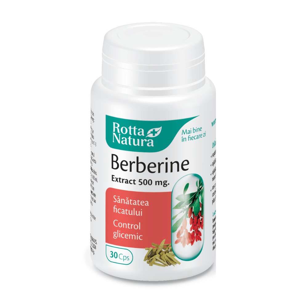 Berberine 500 miligrame 30 capsule Rotta Natura