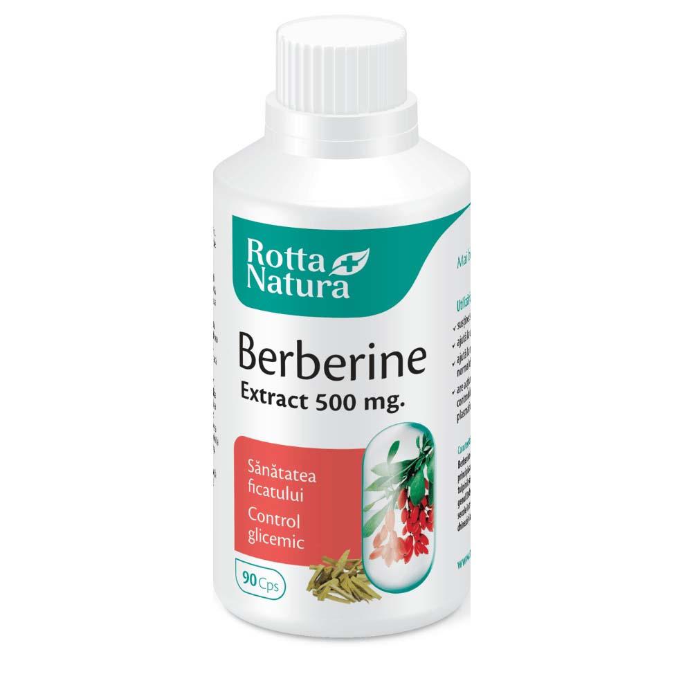 Berberine 500 miligrame 90 capsule Rotta Natura