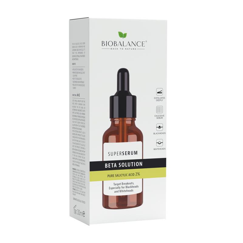 Beta Solution Acid Salicilic Pur 2% Super Serum 30 mililitri BioBalance