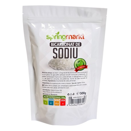 Bicarbonat de Sodiu Alimentar Adams Vision 500gr