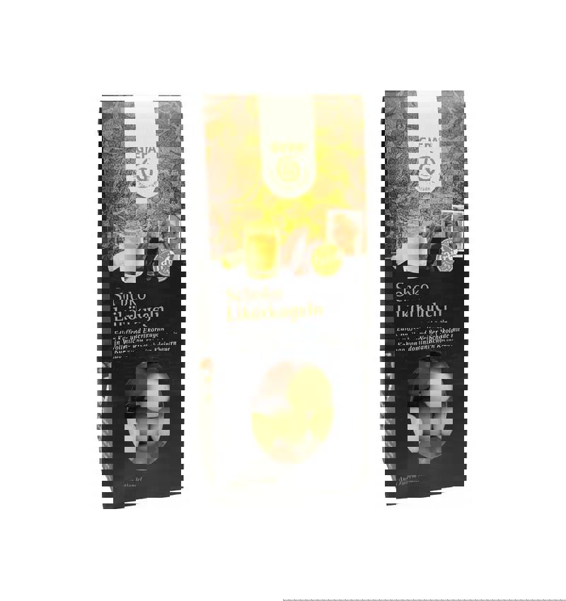 Bilute de Ciocolata Alba si Neagra cu Lapte Cafea si Lichior Fairtrade 100 grame GEPA