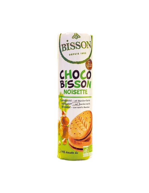 Biscuiti Bio Ciocolata Alune Choco Bisson 300gr