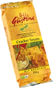 Biscuiti Bio Crocanti cu Susan si Rosmarin Gustoni 250gr