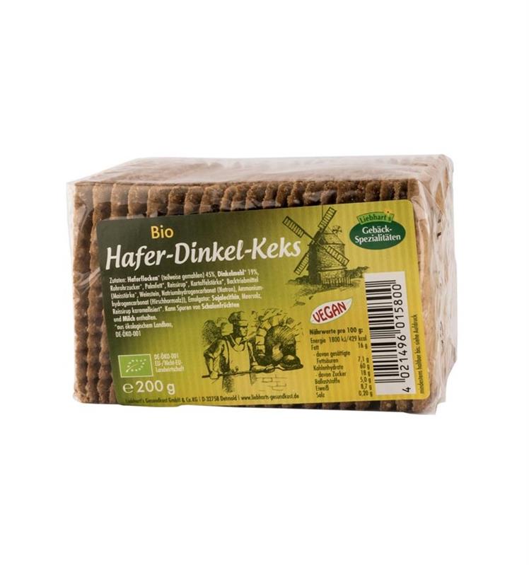 Biscuiti Bio cu Ovaz Liebhart's 200gr