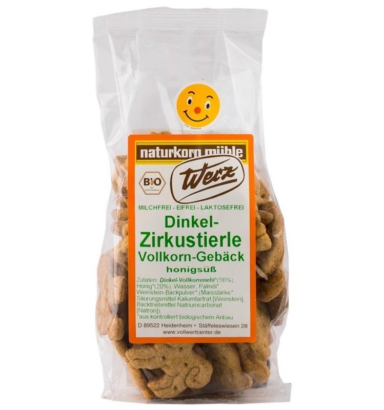 Biscuiti Bio Zoo cu Alac si Miere Werz 125gr