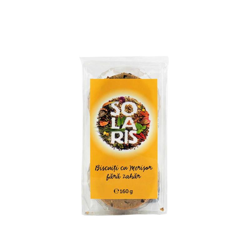 Biscuiti cu Merisoare fara Zahar Solaris 160gr
