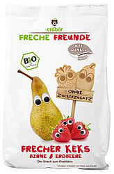 Biscuiti cu Pere si Capsuni Bio Erdbar 125gr