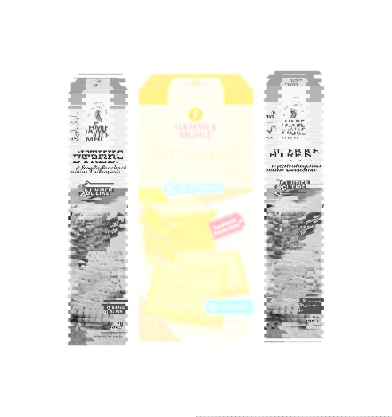 Biscuiti cu Unt si Aroma Fina de Vanilie Fara Gluten Bio 130 grame Hammer Muhle