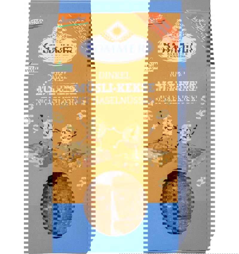 Biscuiti din Grau Spelta cu Alune de Padure Eco si Demeter 150 grame Sommer