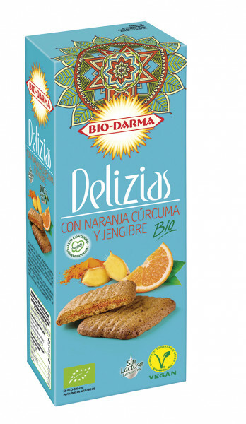 Biscuiti din Ovaz si Portocale, Turmeric si Ghimbir Bio 125gr Bio Darma