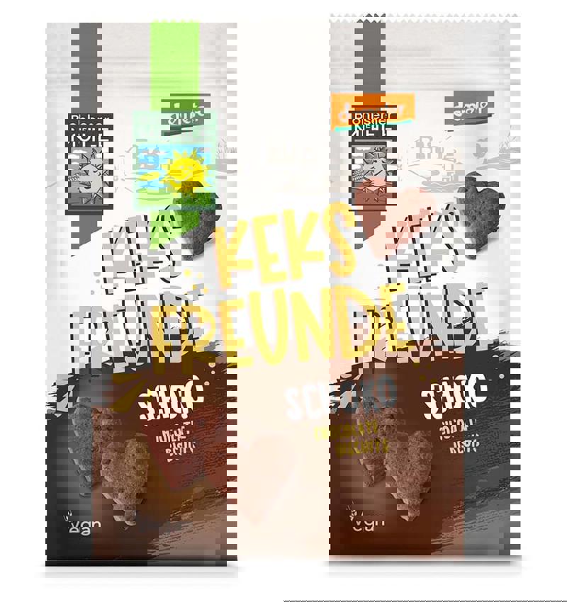 Biscuiti Eco si Demeter cu Ciocolata Freunde 125 grame Bohlsener Muhle