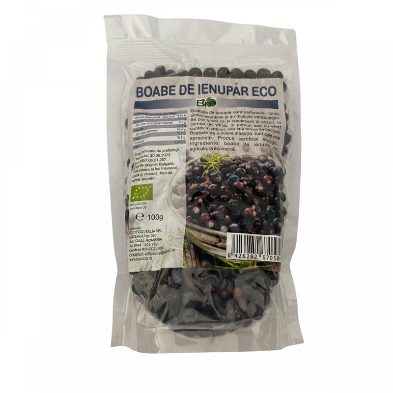 Boabe de Ienupar Bio 100 grame Deco