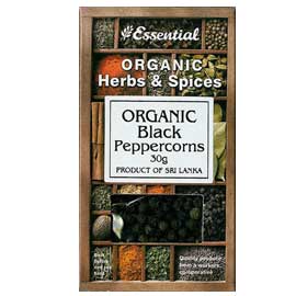 Boabe de Piper Negru Bio Essential 30gr