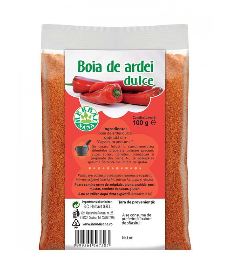 Boia de Ardei Herbavit 100gr