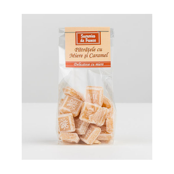 Bomboane cu Miere si Caramel Apidava 100gr