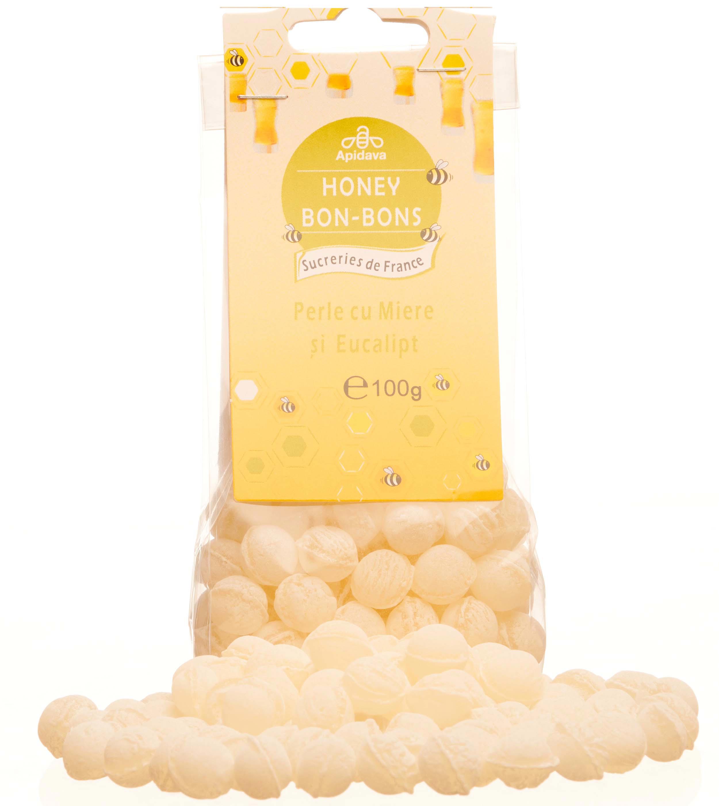 Bomboane Cu Miere si Eucalipt Apidava 100gr