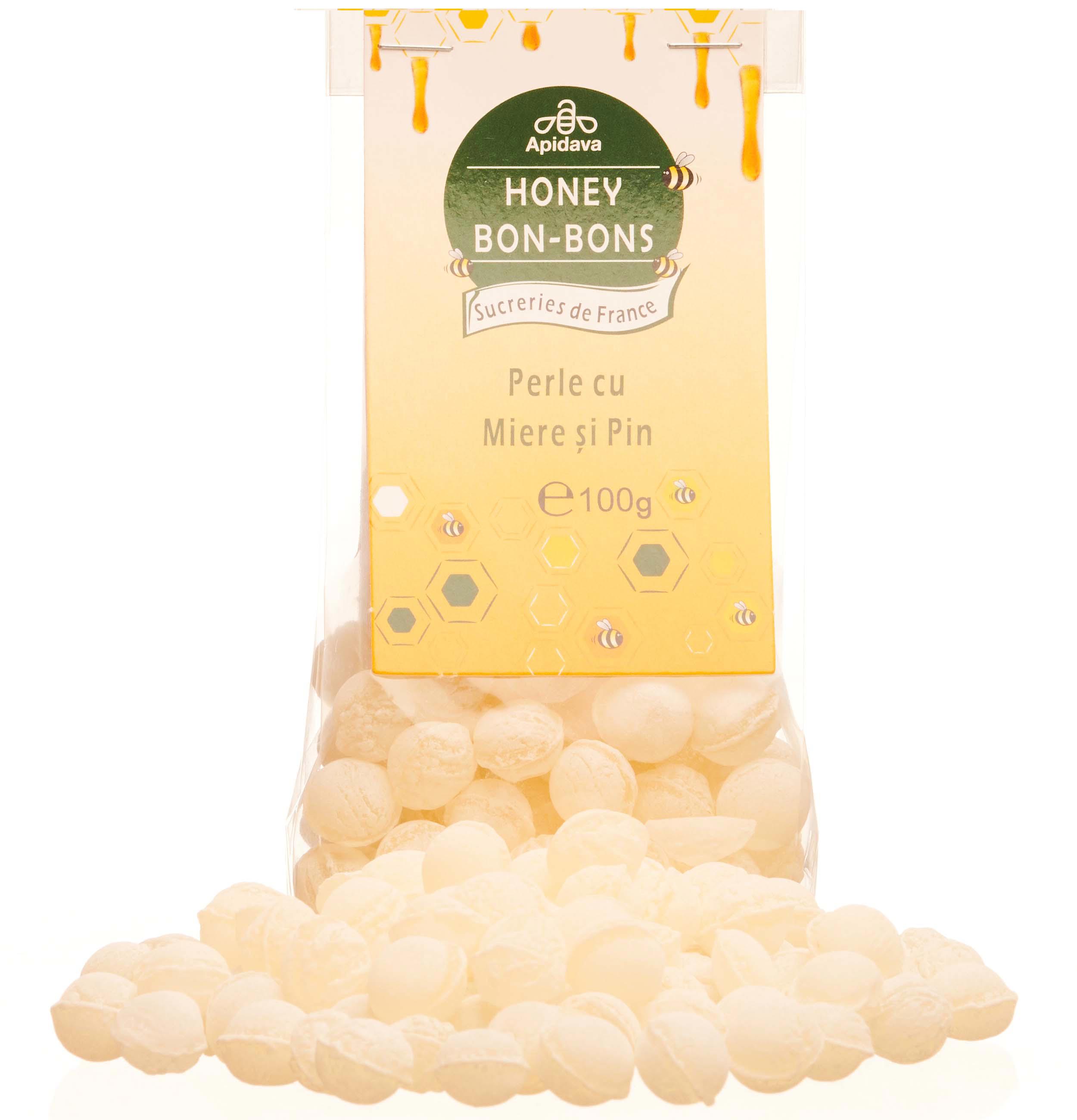 Bomboane Cu Miere si Pin Apidava 100gr