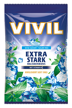 Bomboane Extra Stark cu Vitamina C Fara Zahar 60g Vivil