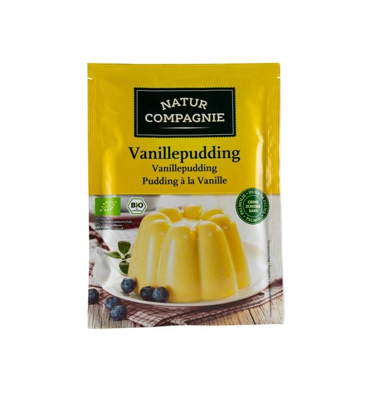 Budinca Bio de Vanilie Natur Compagnie 38gr