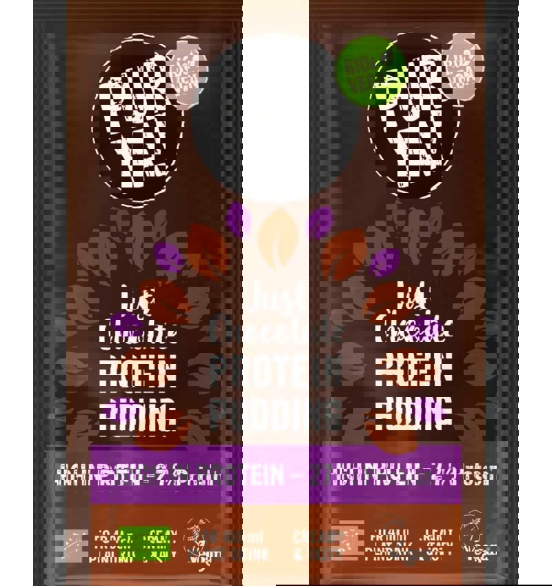 Budinca Proteica de Ciocolata 27% Proteina Eco 46 grame Pur Ya