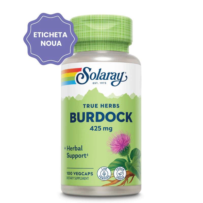 Burdock (Brusture) 425mg Solaray Secom 100cps