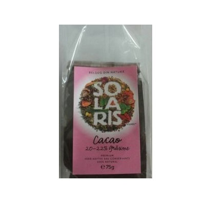 Cacao 20-22% grasime Solaris 75gr